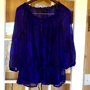 Faded glory medium adjustable waist blue/blk, Mach washable great condition